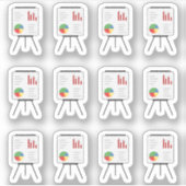 Presentatie Business School Meeting Werkherinnerin Sticker (Voorkant)