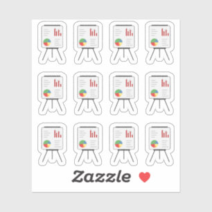 Presentatie Business School Vergadering Werk Herin Sticker