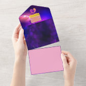 Presentatie: Het effect van liefde in de big bang All In One Uitnodiging (Afscheurbaar)