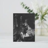 Presentatie in de tempel, 1654 briefkaart (Staand voorkant)
