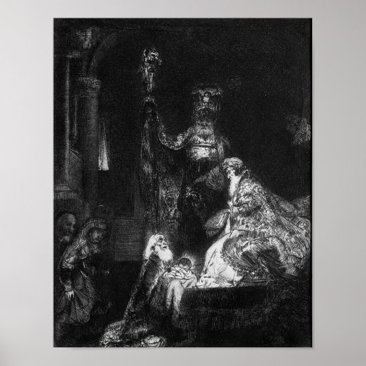 Presentatie in de tempel, 1654 poster (Voorkant)