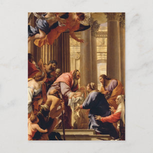 Presentatie in de tempel briefkaart