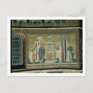Presentatie in de tempel, detail uit het verhaal briefkaart