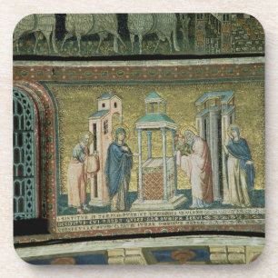 Presentatie in de tempel, detail uit het verhaal drankjes onderzetter