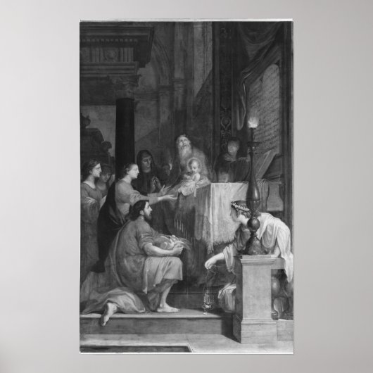 Presentatie in de tempel poster (Voorkant)