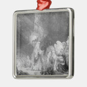 Presentatie in monster 2 metalen ornament (Links)