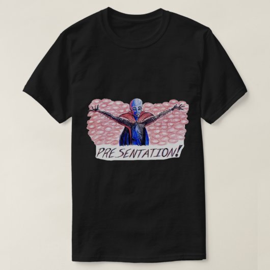 Presentatie!(Megamind) T-shirt (Design voorkant)