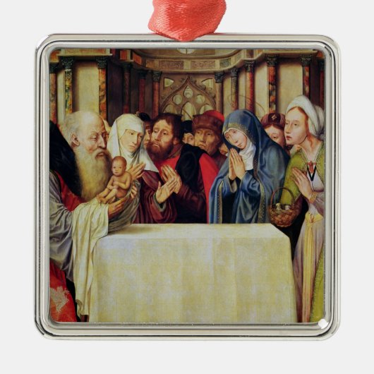 Presentatie van Christus in de tempel Metalen Ornament (Voorkant)