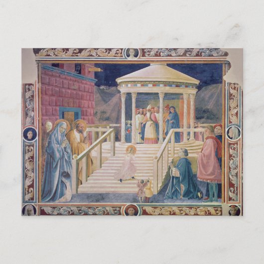 Presentatie van de blote Maagd Mary Briefkaart (Voorkant)