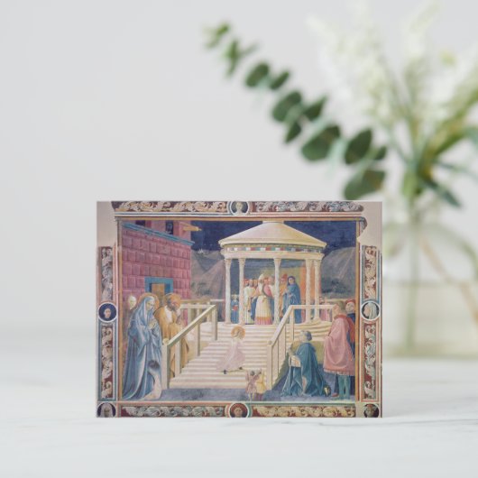 Presentatie van de blote Maagd Mary Briefkaart (Staand voorkant)