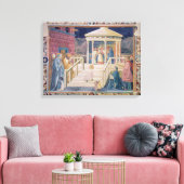 Presentatie van de blote Maagd Mary Canvas Afdruk (Insitu (Woonkamer))