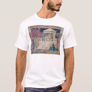 Presentatie van de blote Maagd Mary T-shirt