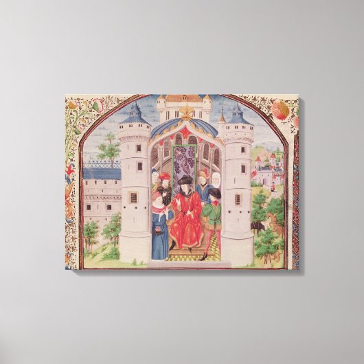 Presentatie van de economie canvas afdruk (Voorkant)