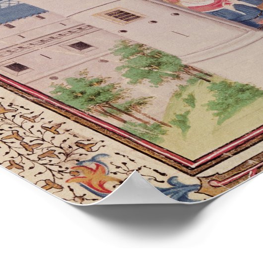 Presentatie van de economie poster (Hoek)