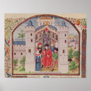 Presentatie van de economie poster