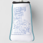 Presentatie van de Gezegende Maagd Maria Golfheadcover (Draai 90)