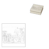 Presentatie van de Gezegende Maagd Maria Rubberstempel (Gestempeld)