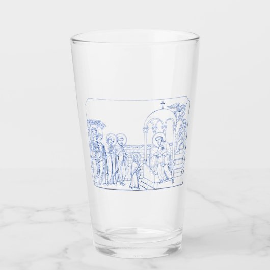 Presentatie van de Heilige Maagd Maria Glas (Voorkant)