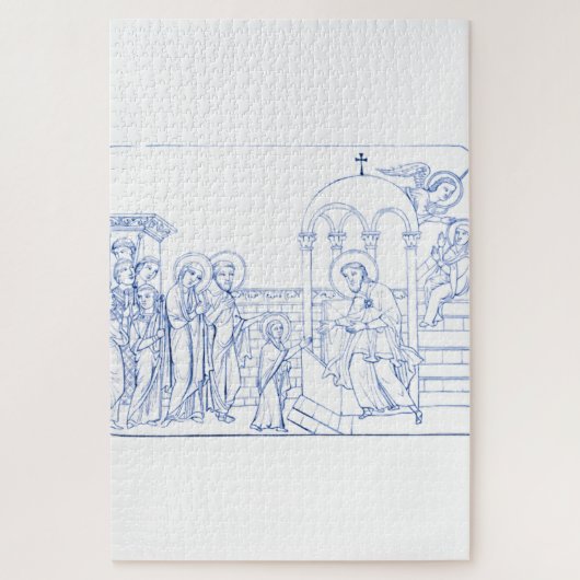 Presentatie van de Heilige Maagd Maria Legpuzzel (Verticaal)