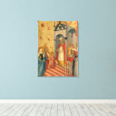 Presentatie van de maagd canvas afdruk (Insitu (Houten vloer))