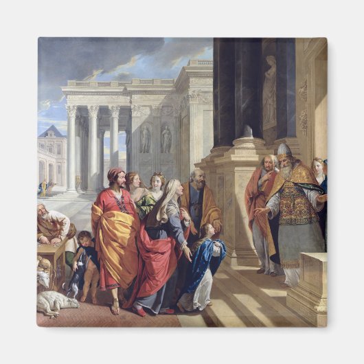 Presentatie van de maagd in de tempel magneet (Voorkant)