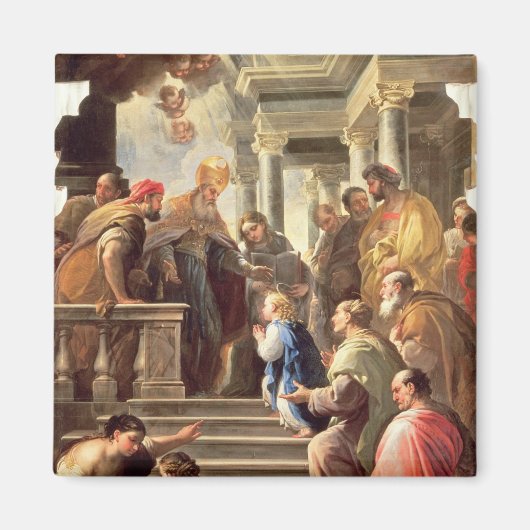 Presentatie van de maagd in de tempel (olie magneet (Voorkant)