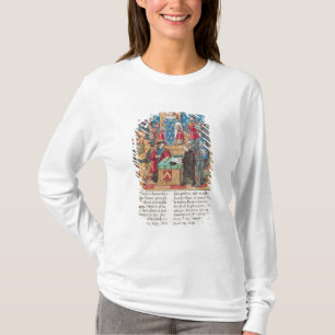 Presentatie van de Memoires aan Louis XI T-shirt