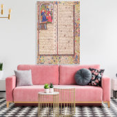 Presentatie van "De politiek" aan de koning Canvas Afdruk (Insitu (Woonkamer))