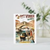 Presentatie van de stad Venetië in Olympia,  Briefkaart (Staand voorkant)