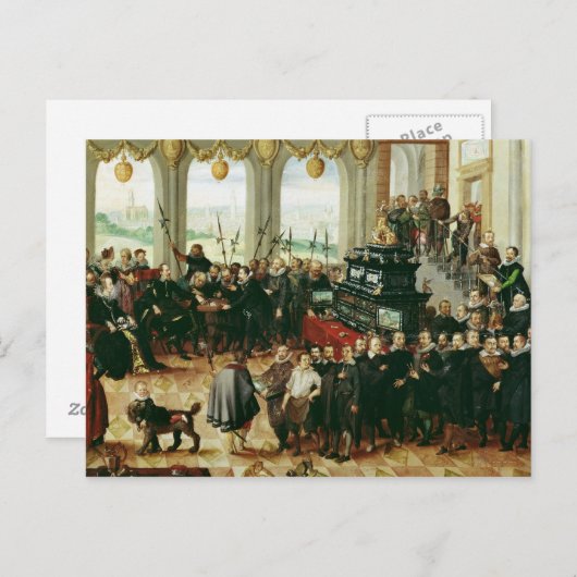 Presentatie van Duke Phillip II Briefkaart (Voorkant / Achterkant)