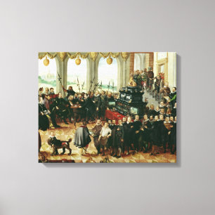 Presentatie van Duke Phillip II Canvas Afdruk