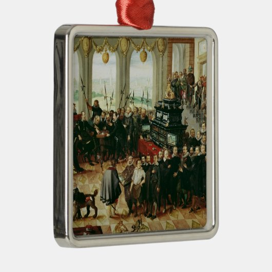 Presentatie van Duke Phillip II Metalen Ornament (Rechts)