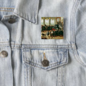 Presentatie van Duke Phillip II Vierkante Button 5,1 Cm (In situ)