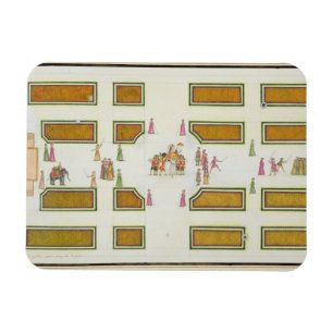 Presentatie van Gentil door Nawab Shuja ud-Daula a Magneet