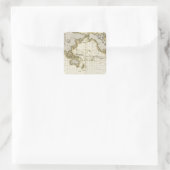 presentatie van isodynamische lijnen vierkante sticker (Tas)