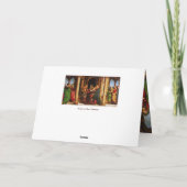 PRESENTATIE VAN JESUS VOOR TEMPELE Kerstmis Feestdagen Kaart (Achterkant)