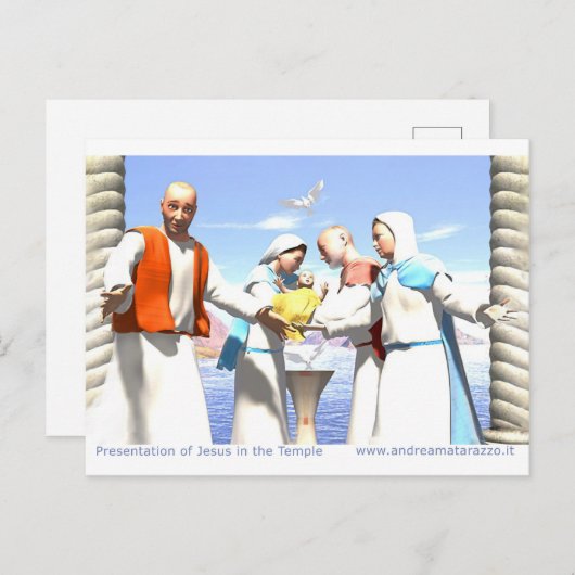 Presentatie van Jezus in de tempel Briefkaart (Voorkant / Achterkant)