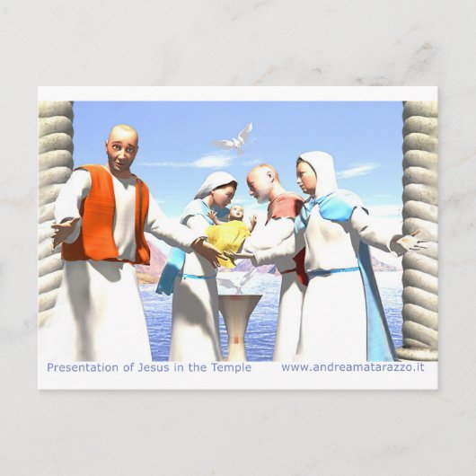 Presentatie van Jezus in de tempel Briefkaart (Voorkant)