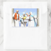 Presentatie van Jezus in de tempel Rechthoekige Sticker (Tas)