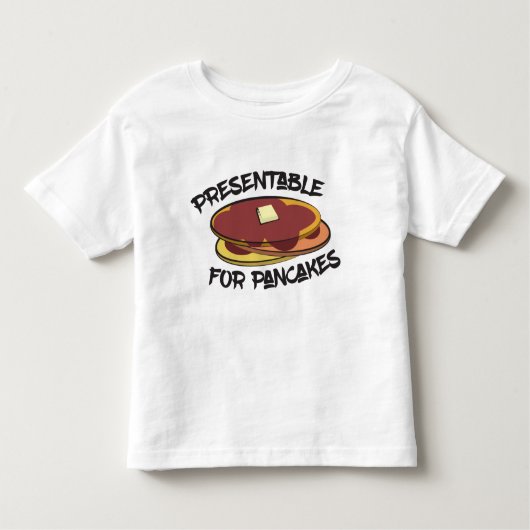 Presenteerbaar voor Pancakes Toddler T-Shirt (Voorkant)