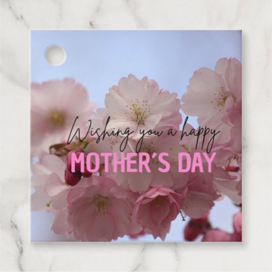 Presentetikett att sätta på paket eller blombukett bedankjes labels (Voorkant)