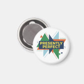 Presently Perfect Abstract Modern Magneet (Voorkant / Achterkant)