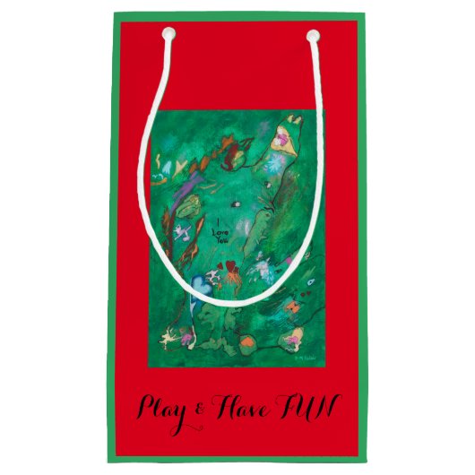 Presentpåse "I love you" Klein Cadeauzakje (Voorkant)