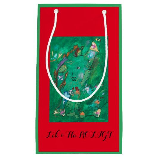 Presentpåse "I love you" Klein Cadeauzakje (Voorkant)