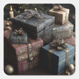 Presents Vierkante Sticker