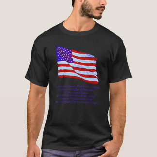 Preserve Protect And Defend Oath Us Flag Waving T-shirt