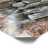 Preserve Sacred Stone Ruins Foto Afdruk (Hoek)