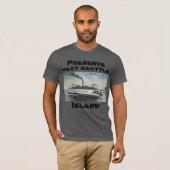 Preserve West Seattle Island T-Shirt Ferry (Voorkant volledig)