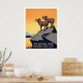 Preserve Wild Life 1939 WPA Poster (Keuken)