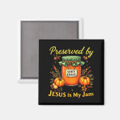 Preserved By God’s Grace Jesus Jam Strawberry Cute Magneet (Voorkant / Achterkant)